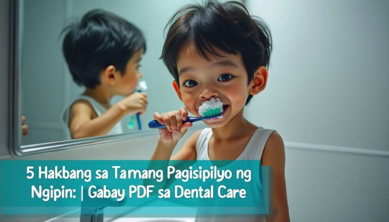 5 Hakbang sa Tamang Pagsisipilyo ng Ngipin: Gabay PDF sa Dental Care