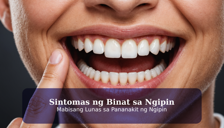 Sintomas ng Binat sa Ngipin